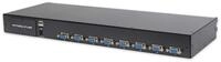 DIGITUS Modularer KVM Switch &ndash; f&uuml;r KVM Konsolen DS-72210 und DS-72211 &ndash; 8...
