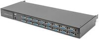 DIGITUS Modularer KVM Switch f&uuml;r DIGITUS KVM Konsolen, 16 VGA Ports, 16x