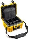 B&W International B&W Transportkoffer Outdoor Typ 3000 - Gelb - mit Fototasche -