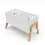 Relaxdays B&uuml;cherregal Kinder, 2 offene F&auml;cher, Spielzeug & B&uuml;cher,...