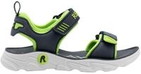 Replay Jungen Sandalen, Navy Fluo Green (Mehrfarbig), 30