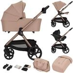 LIONELO Carmine 3 in 1 Kinderwagen 3 in 1 (0-4 Jahre, 0-22 kg), Reisesysteme Set