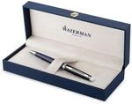 Waterman H&eacute;misph&egrave;re Kugelschreiber | Schwarze und blaue Lackierung mit