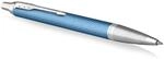 Parker IM Kugelschreiber | Blaugraue Premium-Lackierung mit Chromverzierung 
