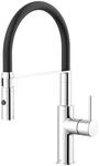 Lenz K&uuml;chenarmatur NALU in Chrom-Optik - flexible Geschirrbrause mit 2...
