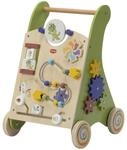 Tiny Love Baby Holz Lauflernwagen, 2-in-1 Activity Baby Lauflernhilfe, 12 Interaktive