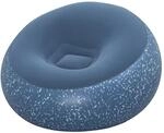 Bestway Inflate-A-Chair Luftsessel 112x112x66 cm blau &ndash; Aufblasbarer Sessel f&uuml;r