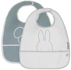 Jollein L&auml;tzchen Baby - Miffy Peekaboo, Sea Green - 2er Pack - L&auml;tzchen Wasserdicht