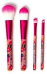Legami &ndash; 4er-Set Make-up-Pinsel, Oh My Glow! Thema Flowers, enth&auml;lt Puder-,