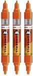 Molotow One4All Acrylic Twin Marker (Strichst&auml;rke 1,5 mm und 4 mm, hochdeckend...