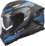 LS2, Integraler Motorradhelm STORM III KOMAI Black Blue, S