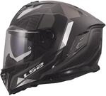 LS2, Integraler Motorradhelm STORM III SPORTY Black Grey, XS