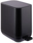 Relaxdays M&uuml;lleimer, 7 Liter, Absenkautomatik, entnehmbarer Inneneimer, Matter