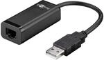 Goobay 38527 USB 2.0 Typ A zu Ethernet Konverter / USB RJ45 LAN Adapter f&uuml;r Voll