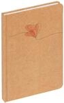 walther design Notizbuch braun DIN A5 mit rotem Herz, PIMP AND CREATE NB521P-2