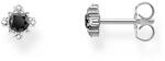 Thomas Sabo Ohrstecker Vintage mit schwarzem Stein 925 Sterling Silber...