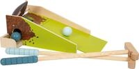 Small Foot Minigolf-Set Maulwurf aus Holz, mit &bdquo;Schnapp-Mechanismus,