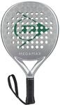 Dunlop PADELSCHL&Auml;GER MEGAMAX Silver&ndash; Rundform, Graphit-Rahmen, Medium-Balance,