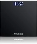 Grundig Personenwaage &ndash; Digitale K&ouml;rperwaage aus Glas &ndash; Waage mit LCD...