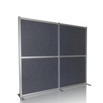 hjh OFFICE Akustiktrennwand FLEXMIUT MODUL schallabsorbierende Trennwand,