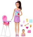 Barbie Skipper Babysitters Inc. Spielset mit br&uuml;netter Puppe, br&uuml;netter