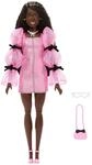 Barbie Deluxe Style-Puppe Nr. 14 im rosa Metallic-Barbiecore-Minikleid mit Langen