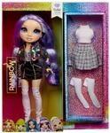 Rainbow High Style Icons Violet &ndash; 28 cm Modepuppe mit Langem, K&auml;mmbarem Haar,