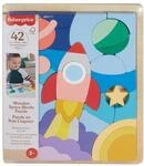 Fisher-Price Spielzeug f&uuml;r Kindergartenkinder Weltraum-Puzzle aus Holz mit