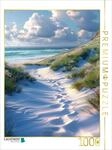 CALVENDO Puzzle Spuren ans Meer | 1000 Teile Lege-Gr&ouml;&szlig;e 64 x 48 cm...