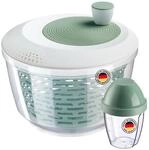 Westmark Salatschleuder Spinderella 4,4 l und Sch&uuml;ttelbecher Mix-Ei 0,25 l &ndash;