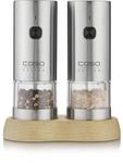 CASO SpiceDuo Elektrische Salz- & Pfefferm&uuml;hle Set &ndash; Edelstahl...