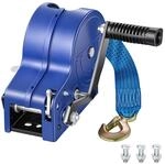 VEVOR Handseilwinde mit 1588 kg Tragkraft, Manueller Handseilzug mit 6,1 m