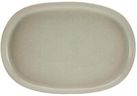 Creatable, 30006, Serie Uno Sand - Servierplatte oval, 1-teiliges Geschirrset,