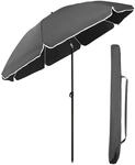 Sekey Sonnenschirm 180 cm mit Schutzh&uuml;lle, Sonnenschirm Strand mit...