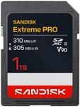 SANDISK Extreme PRO SD UHS-II V90 Karte mit 1 TB (Lesegeschwindigkeiten von bis...