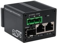 EXSYS EX-62010PoE-SFP Micro 2+1-Port PoE+Industrial Gigabit Switch
