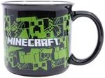 TAZA CERAMICA DESAYUNO 400 ML EN CAJA REGALO MINECRAFT ICONICMONO