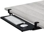 Relaxdays Tastaturablage, 65 x 24 cm, ausziehbar, klemmbar, ergonomisch,...