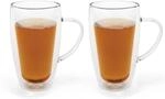 doppelwandige Tee Kaffee Gl&auml;ser Set 320 ml 2-teilig