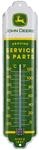 Nostalgic-Art Retro Thermometer, 7 x 28 cm, John Deere &ndash; Service & Parts &ndash;