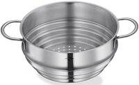 K&Uuml;CHENPROFI COOK D&auml;mpfeinsatz aus rostfreiem Edelstahl, &Oslash; 21 cm, verwandelt jeden
