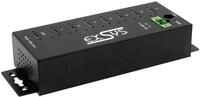 EXSYS EX-1537HMVS Managed 7-Port USB-C 3.2 Gen 1 Metall HUB mit 15KV EDS