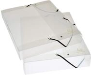 Exacompta 5962E Packung (mit 8 Archivboxen Crystal aus PP, robust und