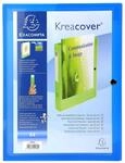 Exacompta 59988E 5er Pack Sammelbox KreaCover 40mm mit Gummizug aus...