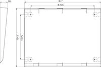 Schneider NSYSC1260 Spacial SF/SM-Regendach, 1200x600mm
