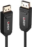 LINDY 38520 10m Fibre Optic Hybrid DisplayPort 2.0 UHBR10 Kabel