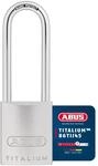 ABUS Titalium-Vorhangschloss 86TI/45HB80, Hochb&uuml;gel ohne Zylinder, 04391