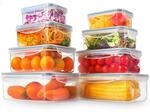 YASHE Frischhaltedose mit Deckel, 8 Teiliges Plastik Vorratsdosen Set, BPA...