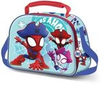 Marvel Spiderman Pirates-3D Lunchbox-Tasche, Blau, 26 x 20 cm