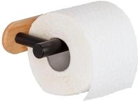 WENKO Turbo-Loc&reg; Toilettenpapierhalter Orea Bamboo, WC-Papier Halter aus...